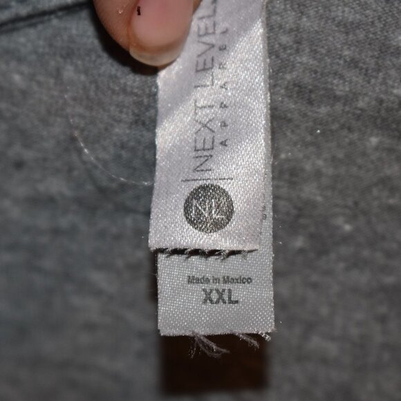 Dog Mustache Glasses Grey Tee- XXL - Picture 3 of 3